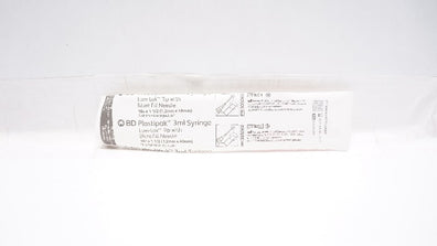 BD 305060 Plastipak Syringe 3ml Luer-Lok Tip w/Blunt Fill Ndle 18G x 1-1/2inch
